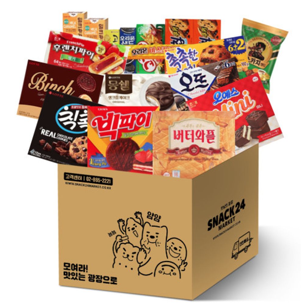 Office Snack Bomb Set Sweets 18p_Office Snack Bomb, Zero Stress, Sugar Charge, Snack Collection, Break Time_Made in Korea